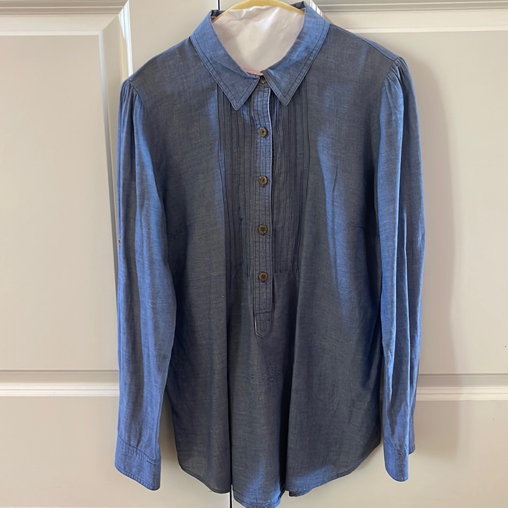 Anthropologie cotton blouse